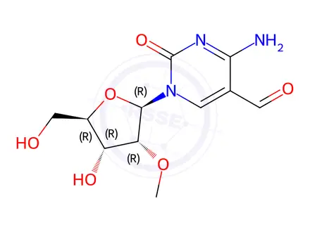 Chemical structure of 5-Formyl-2’-O-methylcytidine