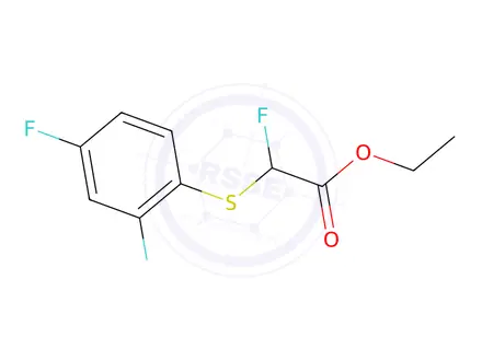 Chemical structure of Ethyl 2-[(2,4-Difluorophenyl)sulfanyl]-2-fluoroacetate