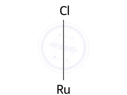 Chemical structure of Ruthenium trichloride