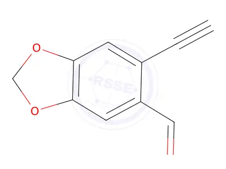 Chemical structure of 6-Ethynylbenzo[d][1,3]dioxole-5-carbaldehyde