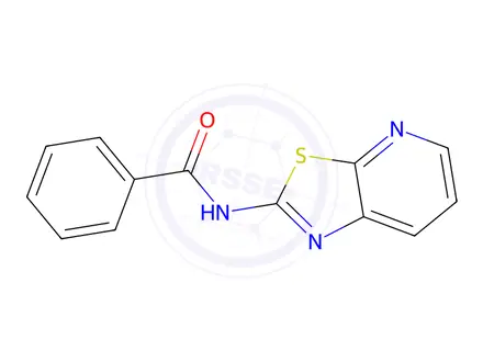 Chemical structure of N-(thiazolo[5,4-b]pyridin-2-yl)benzamide