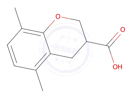 Chemical structure of 5,8-Dimethylchromane-3-carboxylic acid