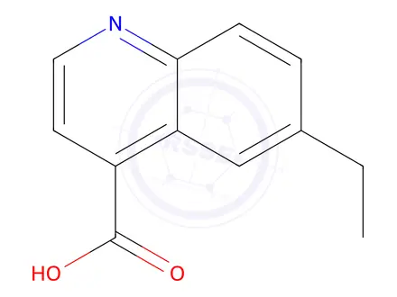 Chemical structure of 6-Ethylquinoline-4-carboxylic acid