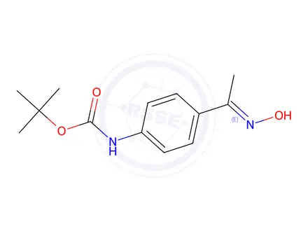Chemical structure of tert-Butyl n-{4-[(1e)-1-(hydroxyimino)ethyl]phenyl}carbamate