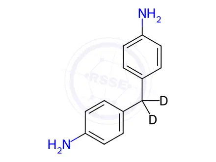 Chemical structure of 4,4'-Methylene-d2-dianiline