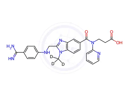 Chemical structure of Dabigatran D3