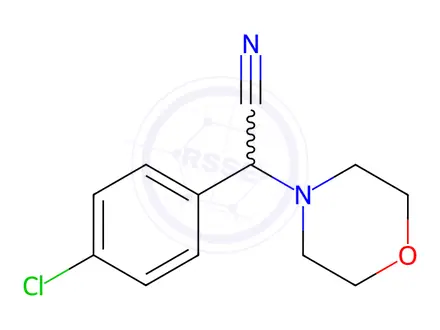 Chemical structure of (4-Chloro-phenyl)-morpholin-4-yl-acetonitrile hydrochloride