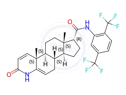 Chemical structure of Dutasteride Impurity D