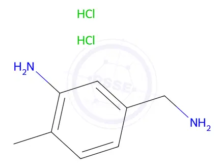 Chemical structure of 3-AMINO-4-METHYL-BENZENEMETHANAMINE DIHYDROCHLORIDE