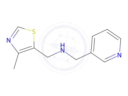 Chemical structure of 1-(4-Methylthiazol-5-yl)-N-(pyridin-3-ylmethyl)methanamine