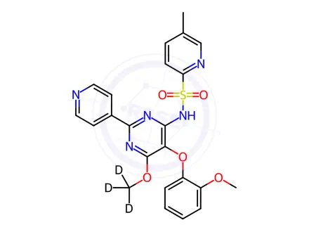 Chemical structure of Avosentan-d3