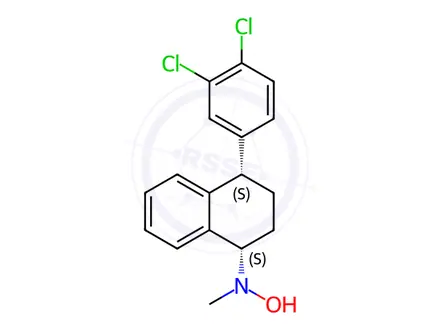 Chemical structure of N-Hydroxy Sertraline