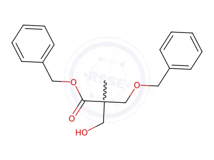 Chemical structure of BENZYL 2-BENZYLOXYMETHYL-2-HYDROXYMETHYL-PROPIONATE