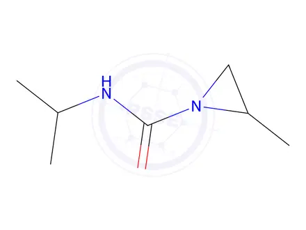 Chemical structure of 1-Aziridinecarboxamide,2-methyl-N-(1-methylethyl)-(9CI)