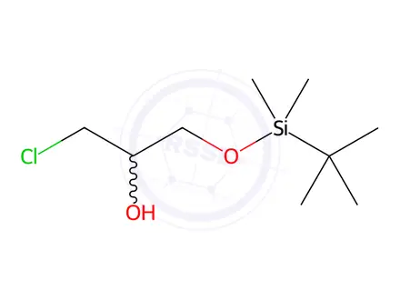 Chemical structure of 3-chloro-2-hydroxypropyl TBDMS Ether