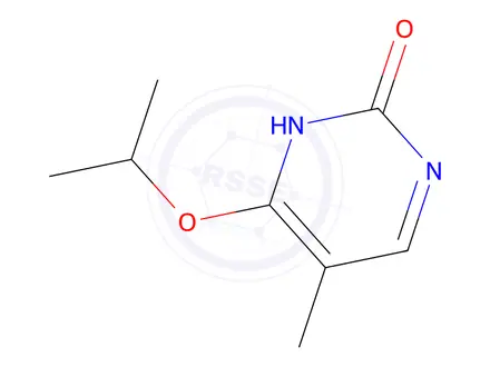 Chemical structure of 4-isopropylthymine