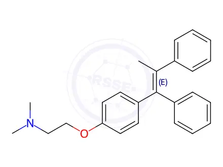 Chemical structure of Tamoxifen EP Impurity D (E-Isomer)