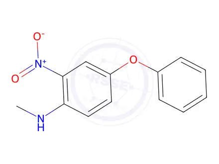 Chemical structure of N-methyl-2-nitro-4-phenoxy-aniline