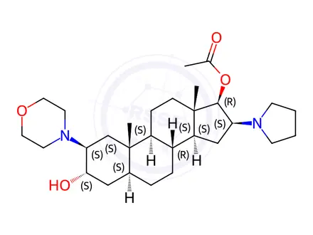 Chemical structure of Rocuronium Bromide EP Impurity A