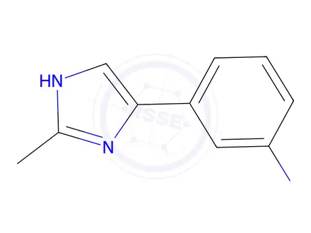 Chemical structure of 3-(2-Methyl-1H-imidazol-5-yl)aniline