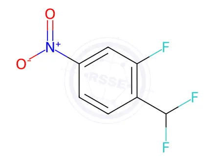 Chemical structure of N-(4-(difluoromethyl)-3-fluorophenyl)azinate