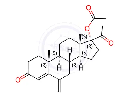 Chemical structure of Medroxyprogesterone Acetate EP Impurity E (Megestrol Acetate EP Impurity D)
