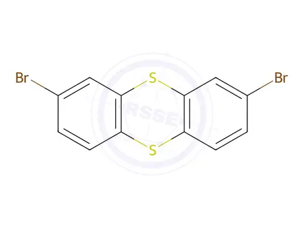 Chemical structure of 2,8-Dibromothianthrene