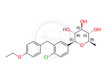 Chemical structure of Tianagliflozin