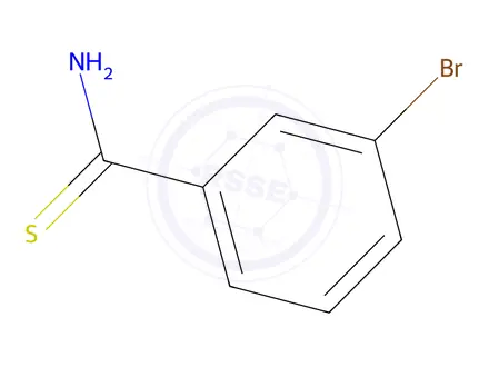 Chemical structure of 3-Bromobenzothioamide
