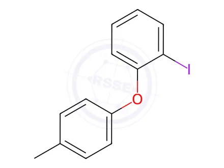 Chemical structure of Benzene, 1-iodo-2-(4-methylphenoxy)-
