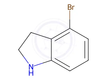 Chemical structure of 4-Bromoindoline