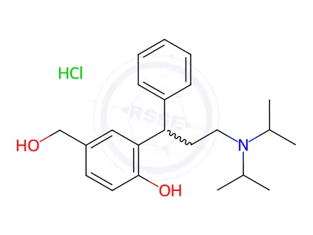 Chemical structure of Fesoterodine Impurity A Hydrochloride