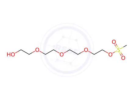 Chemical structure of 1-Methanesulfonyl-11-hydroxy-3,6,9-trioxaundecane