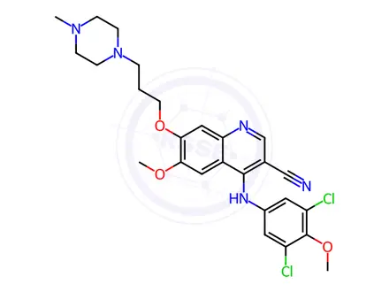 Chemical structure of Bosutinib Regio Isomer Impurity