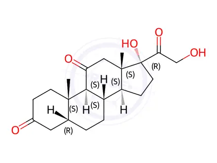 Chemical structure of Hydrocortisone Impurity 52