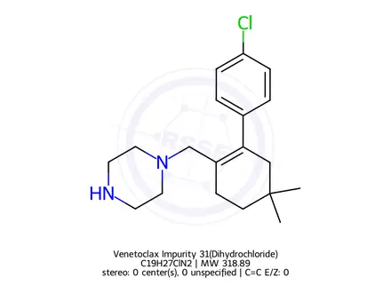 Chemical structure of Venetoclax Impurity 31(Dihydrochloride)