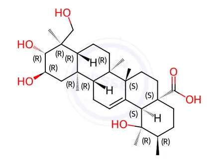Chemical structure of Myrianthic acid