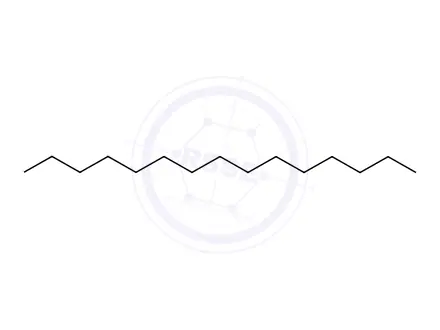 Chemical structure of n-Pentadecane