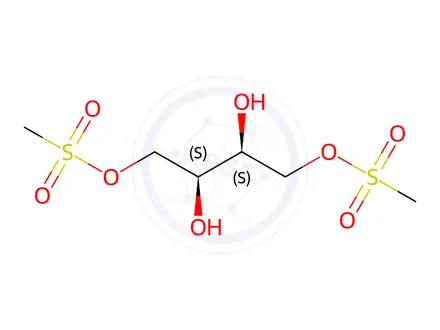 Chemical structure of Treosulfan