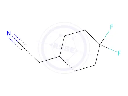 Chemical structure of 2-(4,4-Difluorocyclohexyl)acetonitrile