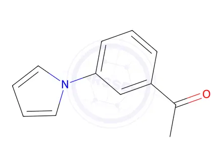 Chemical structure of 3-(1H-Pyrrol-1-yl)acetophenone