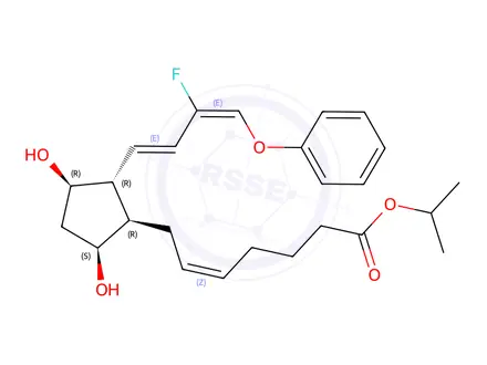 Chemical structure of Tafluprost 16E-Diene Impurity(Discontinued,See C4X-216310)