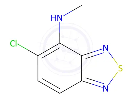 Chemical structure of 4-methylamino-5-chloro-2,1,3-benzothiadiazol
