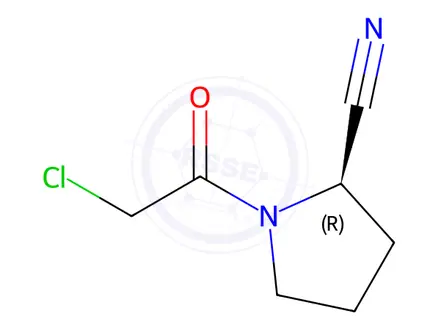 Chemical structure of Vildagliptin Impurity 210