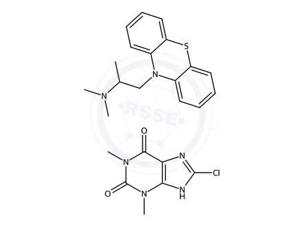 Chemical structure of Promethazine Teoclate