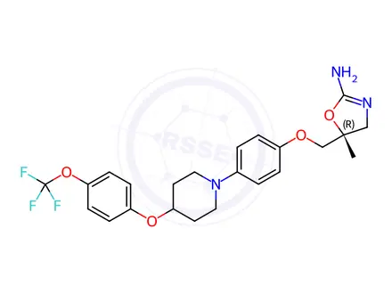 Chemical structure of Delamanid Impurity 1