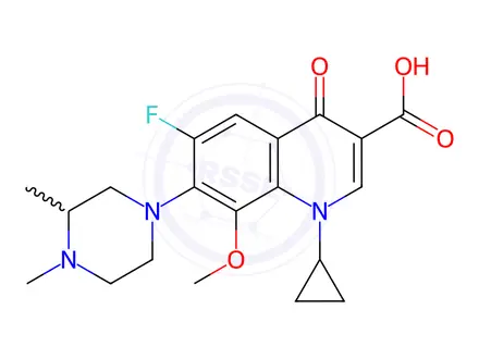 Chemical structure of Gatifloxacin N-Methyl