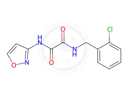 Chemical structure of N1-(2-Chlorobenzyl)-N2-(isoxazol-3-yl)oxalamide