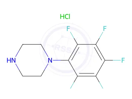 Chemical structure of 1-(pentafluorophenyl)piperazine hydrochloride