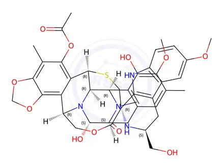 Chemical structure of Lurbinectedin Impurity 37